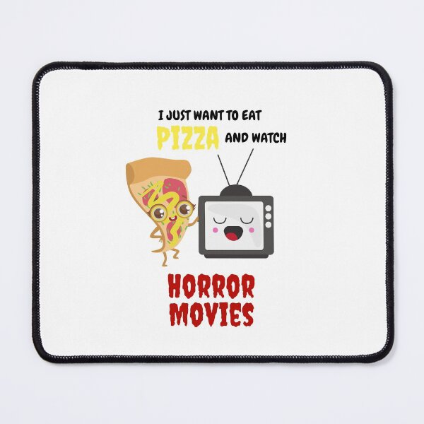 Item preview, I Just Want To Eat Pizza And Watch Horror Movies designed and sold by bsrishika.