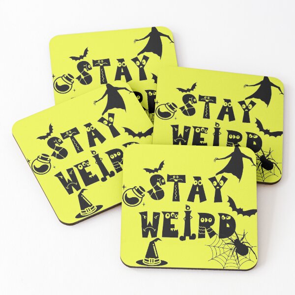 Item preview, Stay Weird Spooky Potion Flying Witch Halloween Gift Idea designed and sold by catchyology.