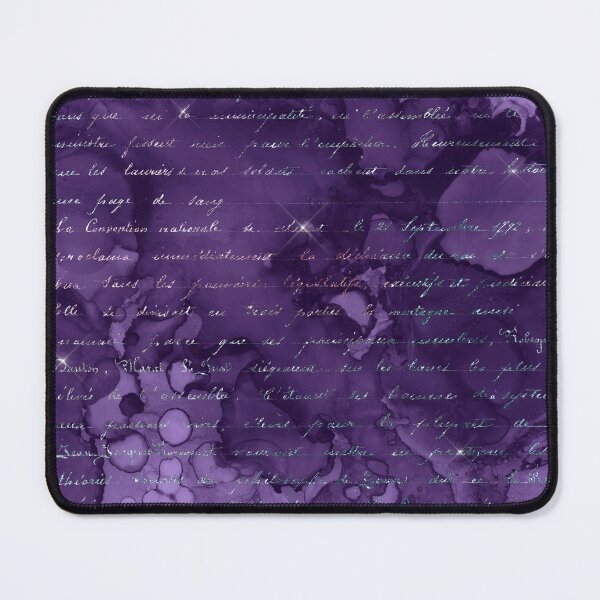 Item preview, Handwriting in Mermaid Glitter on Violet Background designed and sold by ReesDesigns.