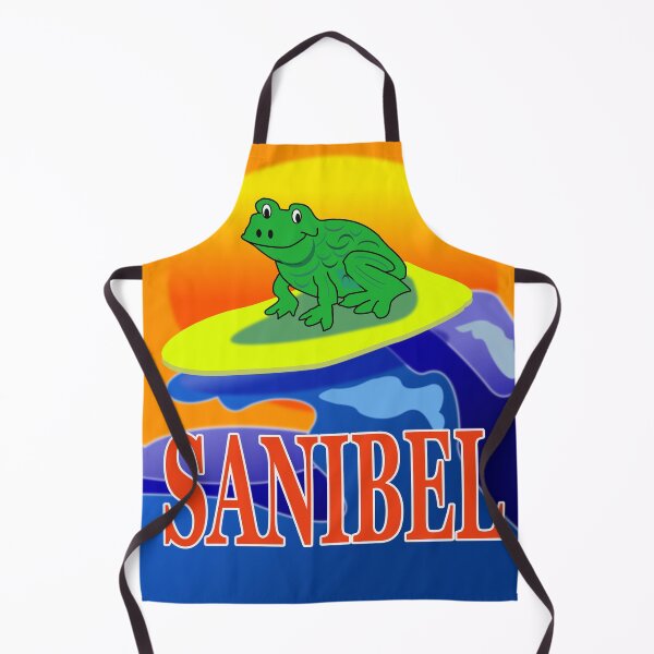 Item preview, Chilling Cute Frog DUDE Surfing on SANIBEL designed and sold by EdwardMonet.