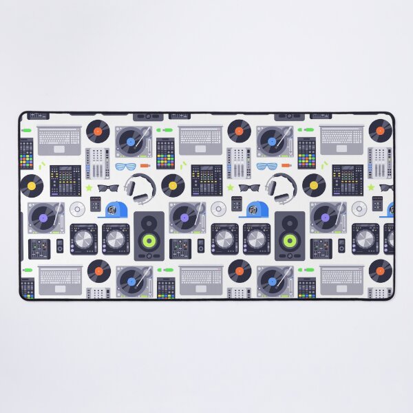 Item preview, Discjockey Pattern | DJ Music Vinyl Turntables designed and sold by anziehend.