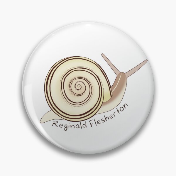 Item preview, Reggie the snail! designed and sold by WeirdBunnyMedia.