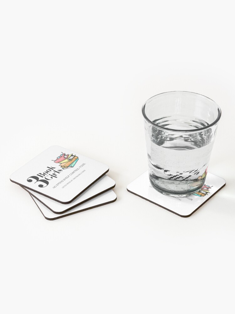Alternate view of No Effing Shelf Control Tour Coasters (Set of 4)