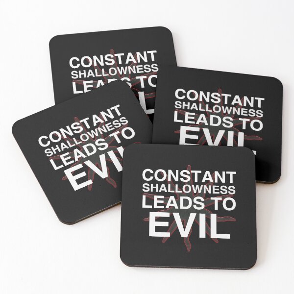Item preview, Constant Evil Leads To Shallowness designed and sold by datasetdesign.