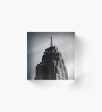 Penobscot Building Acrylic Block
