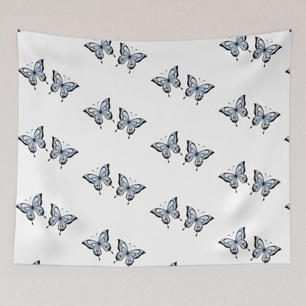 Item preview, blue butterflies  designed and sold by kaelinmeicher.