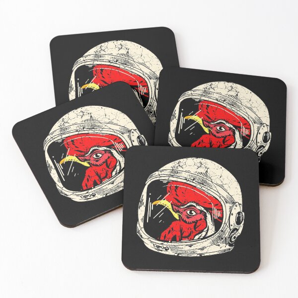 Item preview, Rooster with an astronaut helmet designed and sold by Mila1946.