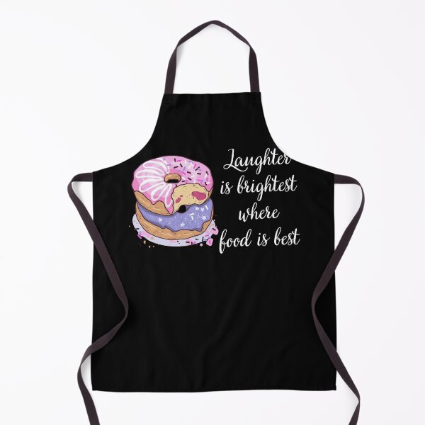 Item preview, American Dunkin Donuts & Funny Quote: "Laughter is brightest where food is best." designed and sold by fowons.