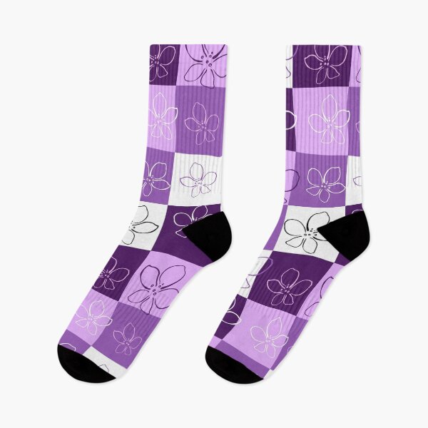 Item preview, Wild Orchid Flowers in grid Pattern designed and sold by Dreams of Dubai.