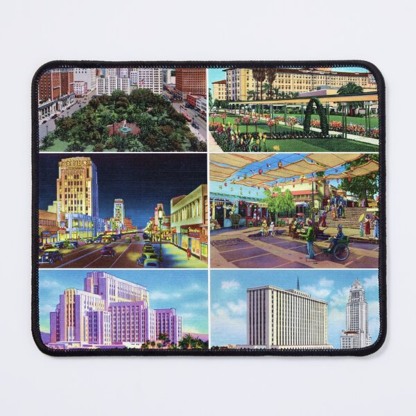 Item preview, Los Angeles Vintage Postcard Art Collection designed and sold by Rockett Graphics.