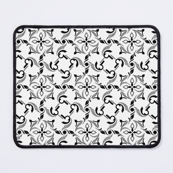 Item preview, Minimalist Monochromatic Dotwork Ornamental Pattern designed and sold by Anicatattoos.