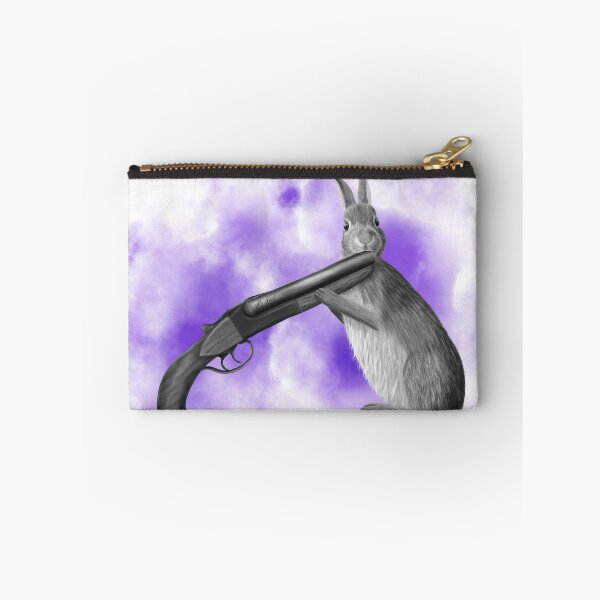 Item preview, Shy Little Rabbit Chewing on a Shotgun designed and sold by kaylajsdesigns.