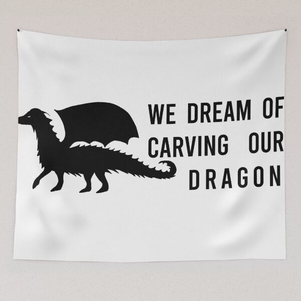 Item preview, We dream of carving our dragon designed and sold by tomovethestars.