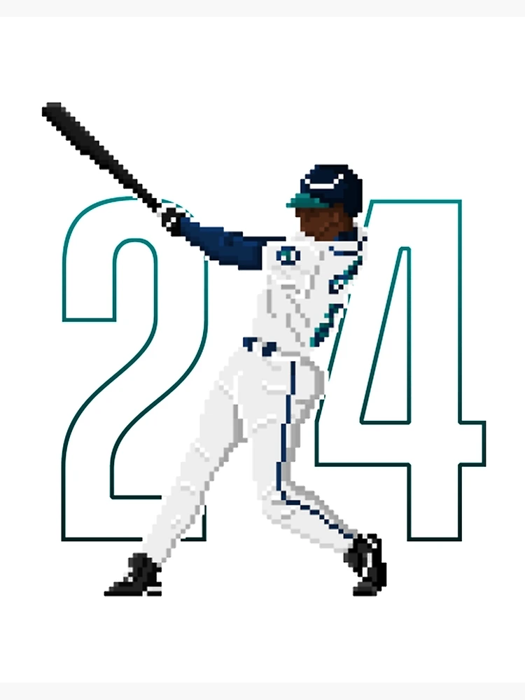 Ken Griffey Jr. Swing Art Board Print for Sale by RatTrapTees