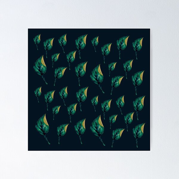 Item preview, Falling Autumn Leaves trendy bright,vibrant,watercolor colors pattern designed and sold by cutecrazytshirt.
