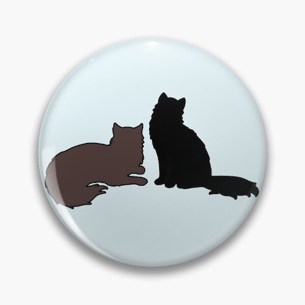 Item preview, Gatsby & Daisy Looking At You (Brown & Black Cats) designed and sold by andmarstan.