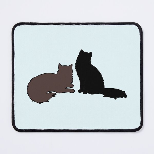 Item preview, Gatsby & Daisy Looking At You (Brown & Black Cats) designed and sold by andmarstan.