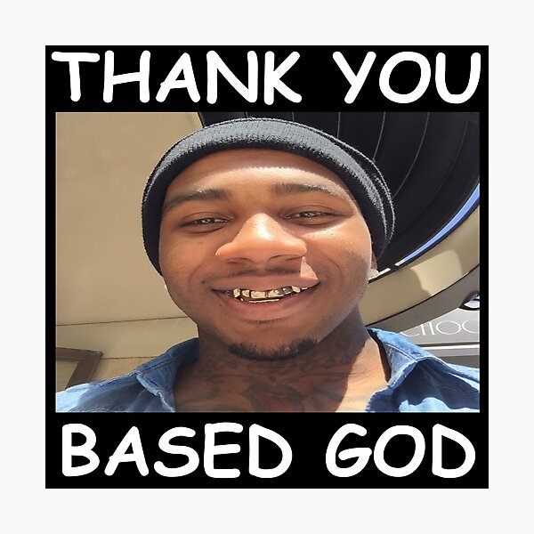 "LIL B THANK YOU BASED GOD TYBG" Photographic Print For Sale By ...