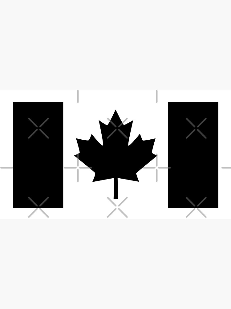 Imagen 7 de 7, Gorra con la obra Una versión con la bandera canadiense negra, diseñada y vendida por Garaga.