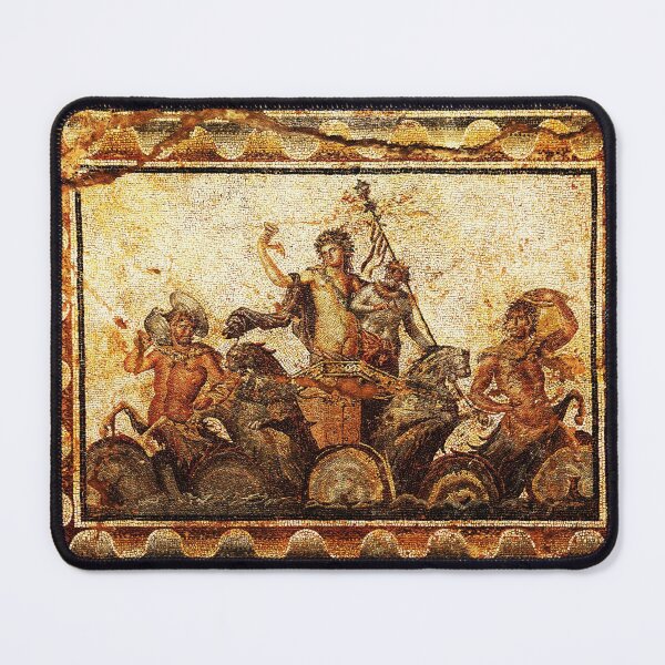 Artikelvorschau, DIONYSUS AUF EINEM WAGEN MIT ZWEI PANTHERN, ZENTAUREN UND SILEN Antike griechische Mosaike entworfen und verkauft von BulganLumini.
