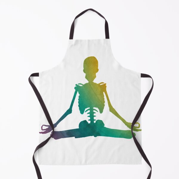 Item preview, Yoga Meditating Aura Skeleton designed and sold by ghazalish.