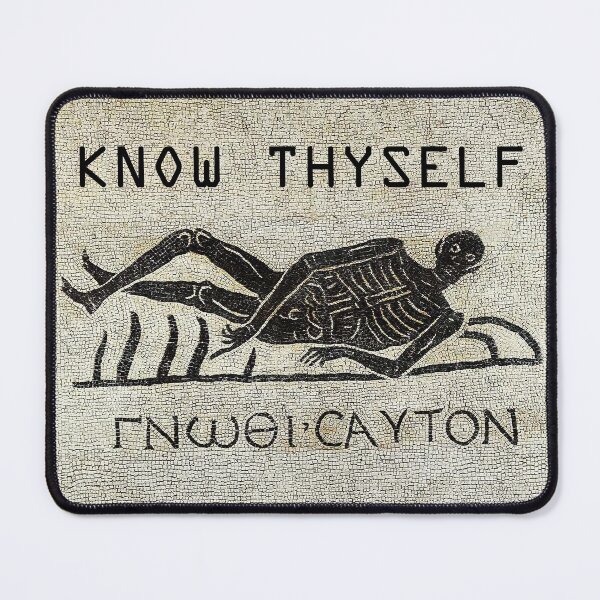 Item preview, ROMAN MOSAICS SKELETON,MEMENTO MORI, KNOW THYSELF designed and sold by BulganLumini.