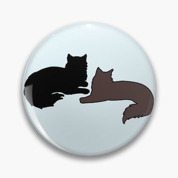 Item preview, Gatsby & Daisy Lounging Around (Brown & Black Cats) designed and sold by andmarstan.