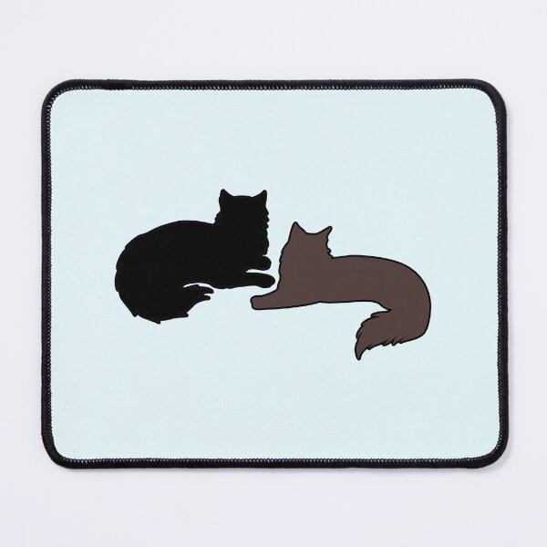 Item preview, Gatsby & Daisy Lounging Around (Brown & Black Cats) designed and sold by andmarstan.