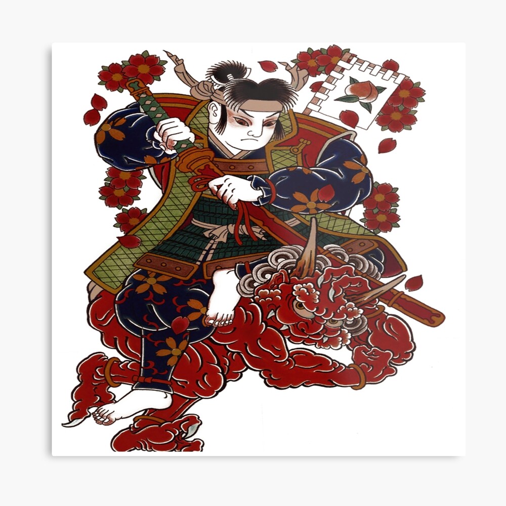 Kunisada: Momotaro and Kaidomaru Wrestling (Sold) – Egenolf Gallery  Japanese Prints
