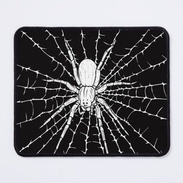 Item preview, A White Silhouette Spider and Web designed and sold by WearWolfDesigns.
