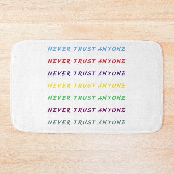 Item preview, Never Trust Anyone  designed and sold by Einsteincreates.