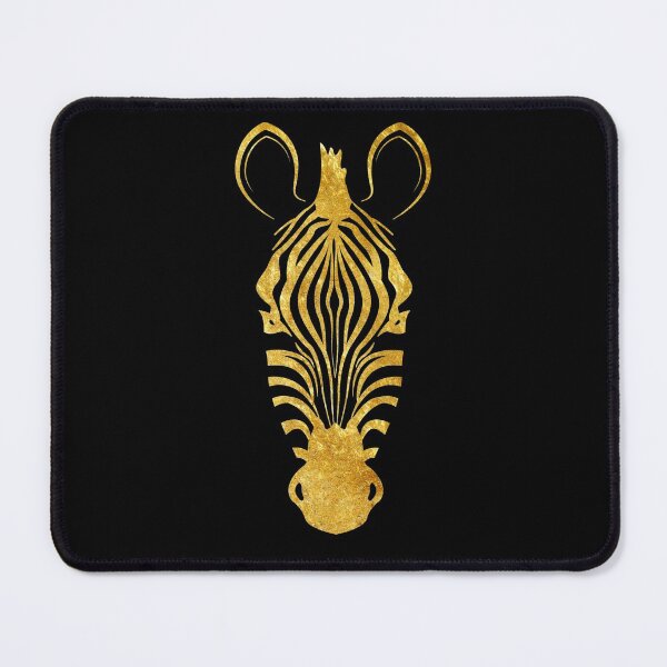Item preview, Gold Foil Zebra Head designed and sold by TheWildFlix.