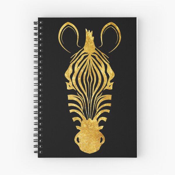 Item preview, Gold Foil Zebra Head designed and sold by TheWildFlix.