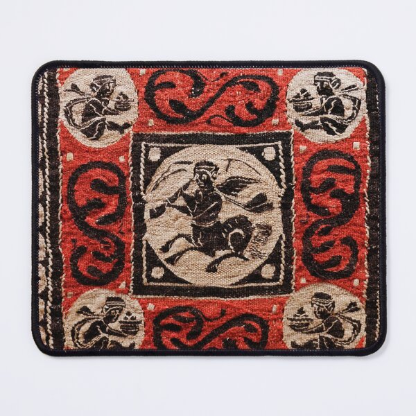 Item preview, Coptic Egyptian Tapestry ,Centaur and Erotes In Red Black White designed and sold by BulganLumini.