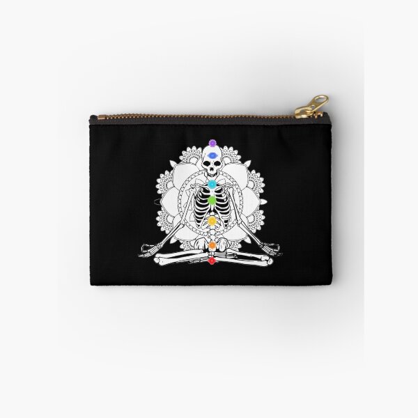 Item preview, Chakra Mandala Meditating Skeleton designed and sold by ghazalish.