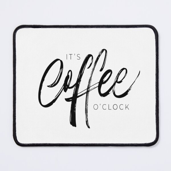 Item preview, Its Coffee O'clock - Slogan Text Handwritten designed and sold by WearWolfDesigns.