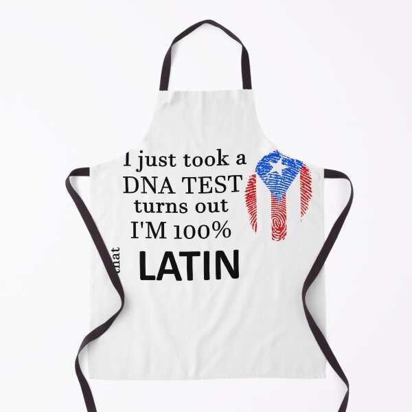 Item preview, I just took a DNA Test turns out that l'M 100% Latin Puerto Rican Latino Finger Print Spanish Latin Gift Latina Spanish Criollo Hispanic designed and sold by LusterCraft.