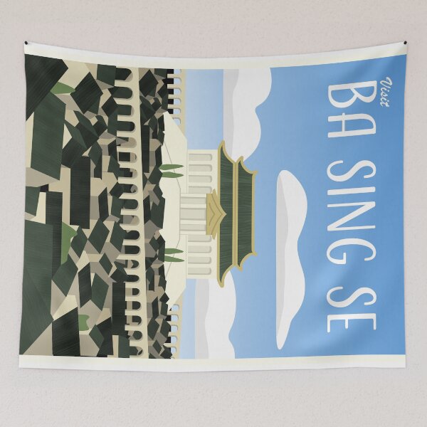 Item preview, Ba Sing Se Travel Poster designed and sold by kaylajsdesigns.