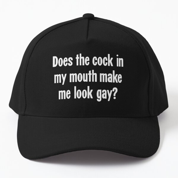 Aperçu de l'œuvre Est-ce que le coq dans ma bouche me fait paraître gay? créée et vendue par Good-Looking Corpse.