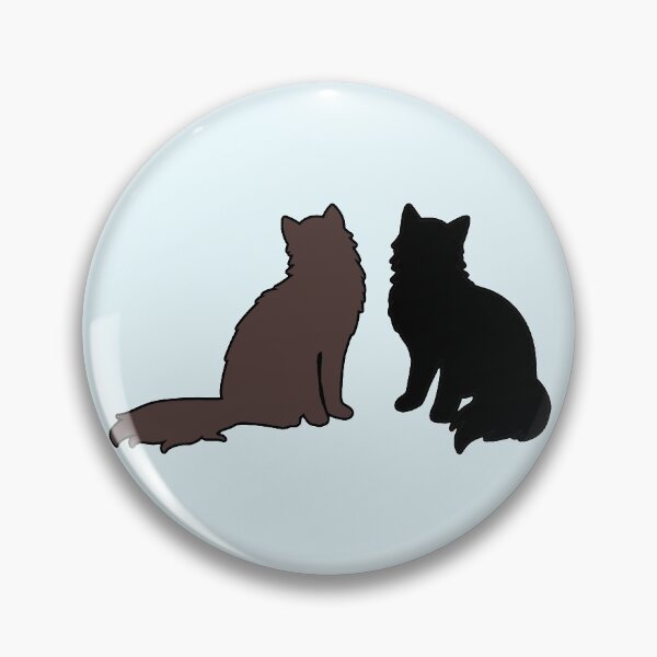Item preview, Gatsby & Daisy Twinning (Brown & Black Cats) designed and sold by andmarstan.
