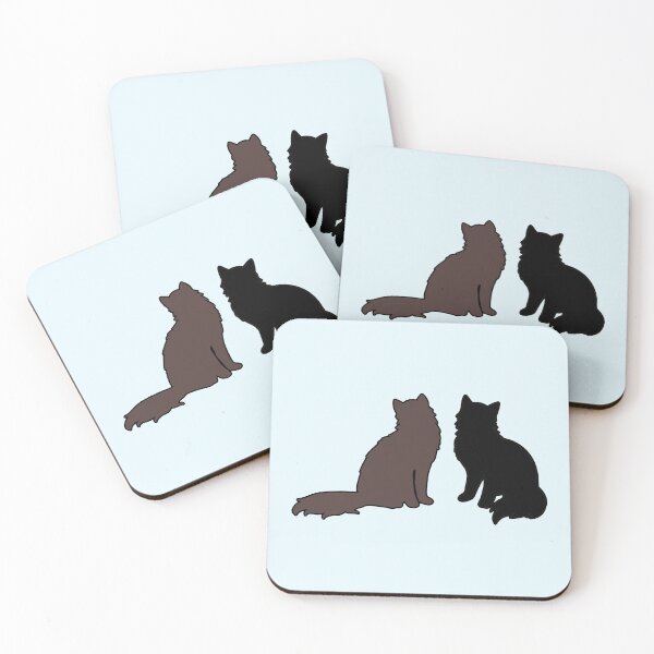 Item preview, Gatsby & Daisy Twinning (Brown & Black Cats) designed and sold by andmarstan.