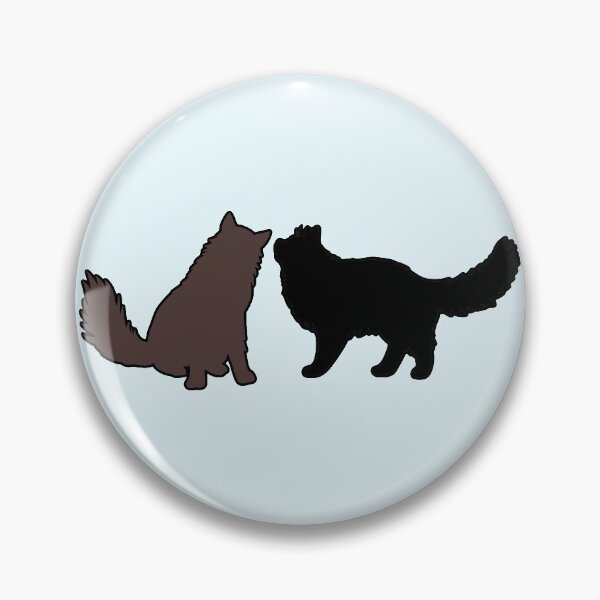 Item preview, Gatsby & Daisy Telling Secrets (Brown & Black Cats) designed and sold by andmarstan.