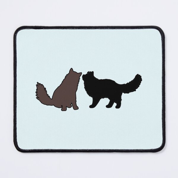 Item preview, Gatsby & Daisy Telling Secrets (Brown & Black Cats) designed and sold by andmarstan.