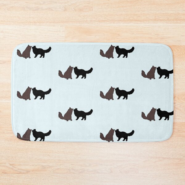 Item preview, Gatsby & Daisy Telling Secrets (Brown & Black Cats) designed and sold by andmarstan.