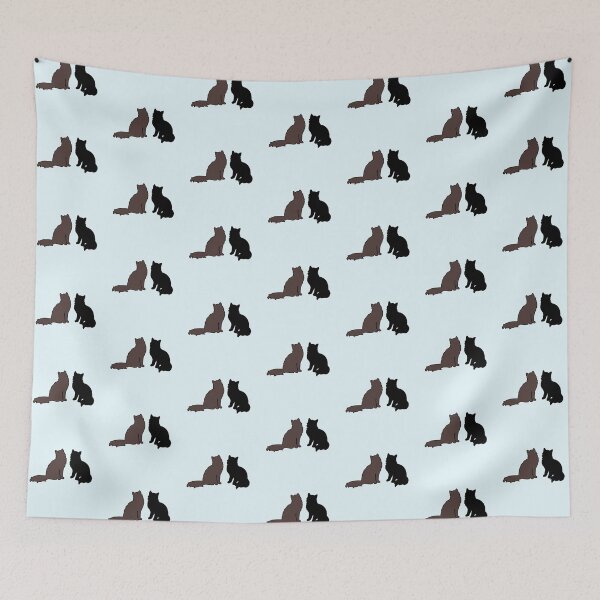 Item preview, Gatsby & Daisy Twinning (Brown & Black Cats) designed and sold by andmarstan.
