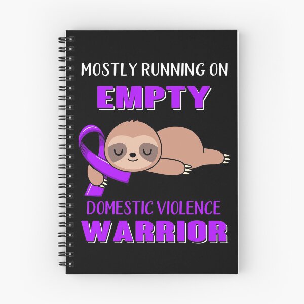 Item preview, Mostly Running On Empty Domestic Violence Warrior designed and sold by Brad-FI.