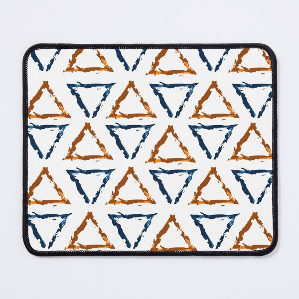 Item preview, Blue & Orange Triangles designed and sold by PSCSCo.