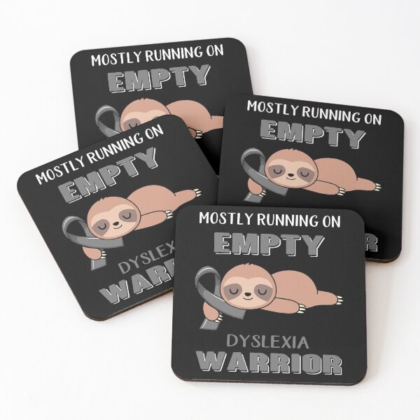 Item preview, Mostly Running On Empty Dyslexia Warrior designed and sold by Brad-FI.