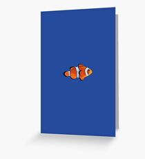 Simple Clownfish Greeting Card