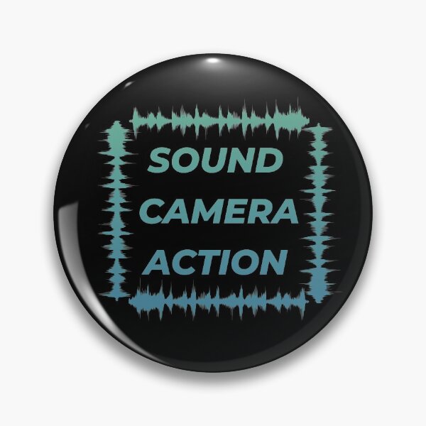 Item preview, SOUND Camera Action Audio | Mint Wave Square designed and sold by DanLopesMerch.